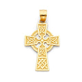 14KY CELTIC CROSS PEND (20X30MM)