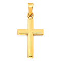 14KY LATIN CROSS PEND (13X28MM)