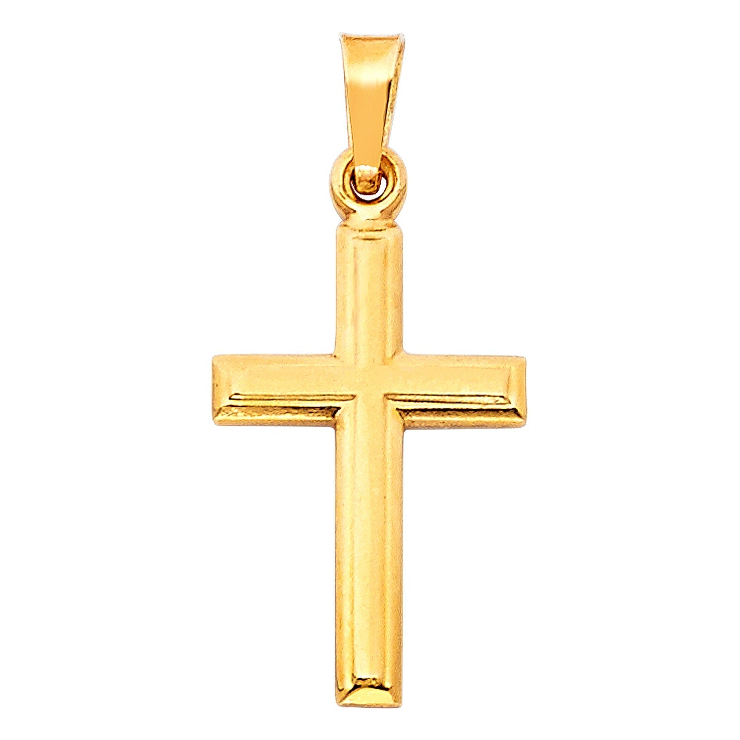 14KY LATIN CROSS PEND (13X28MM)