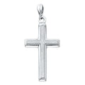 14KW LATIN CROSS PEND (13X28MM)