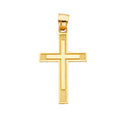 14KY LATIN CROSS PEND (15X30MM)