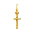 14KY CRUCIFIX DESIGN TINY CROSS