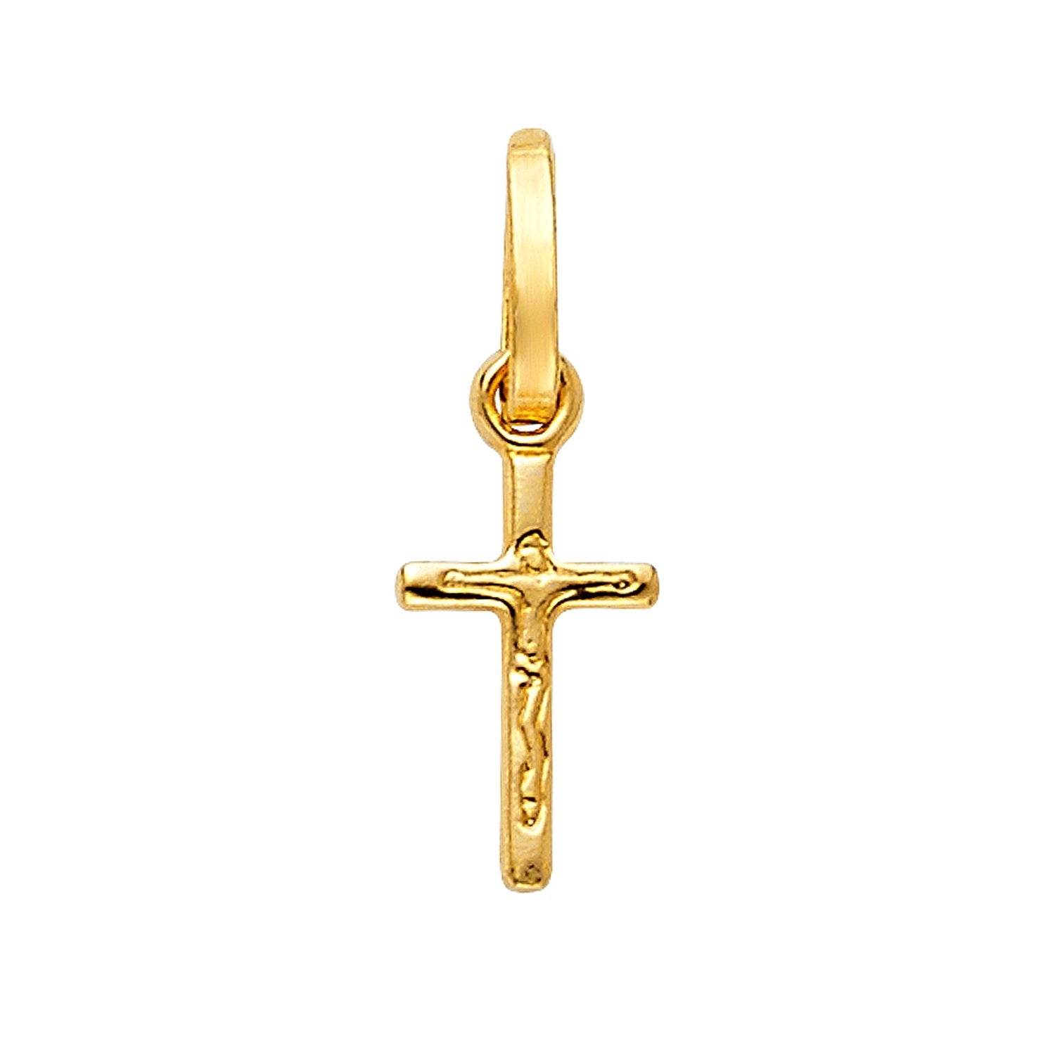 14KY CRUCIFIX DESIGN TINY CROSS