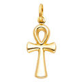 14KY ANKH CROSS PEN BIG (12X30MM)