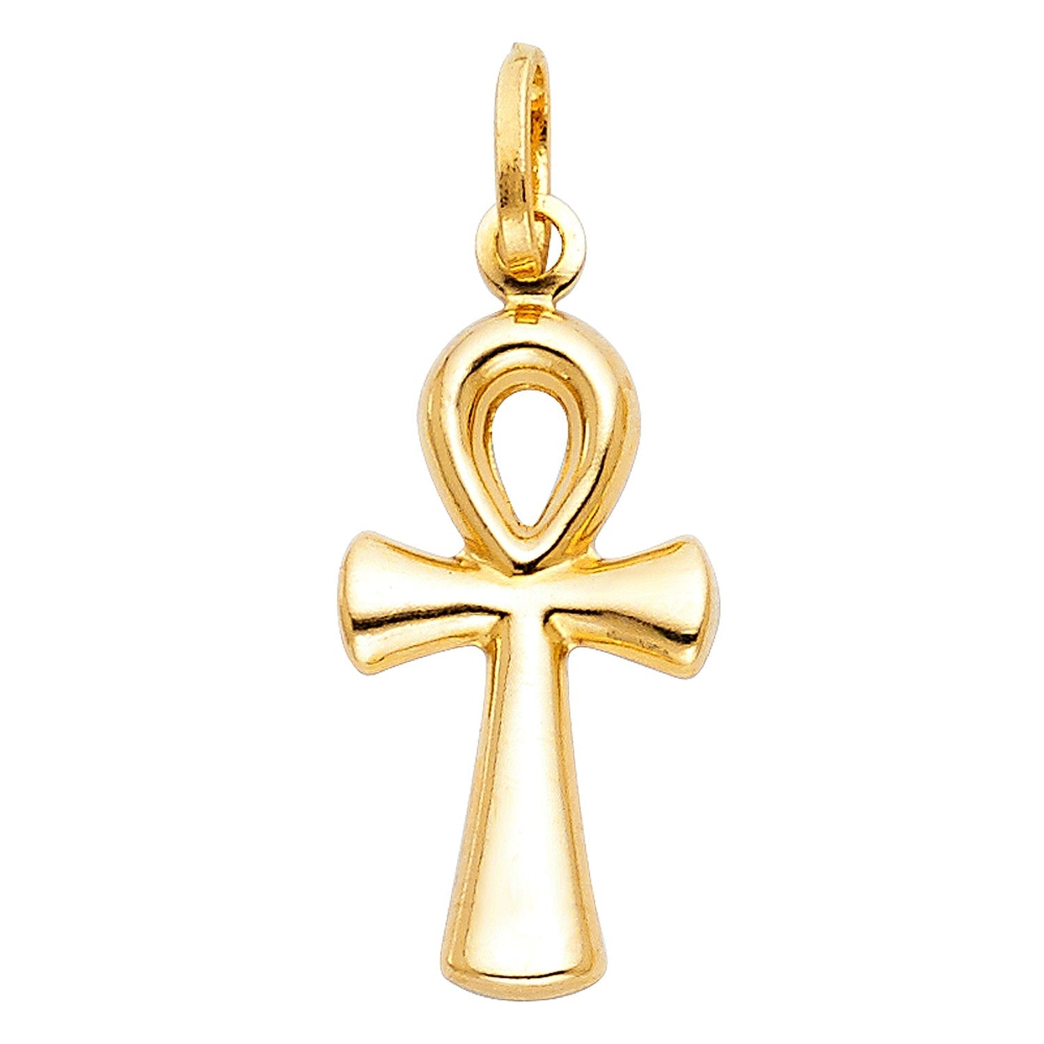 14KY ANKH CROSS PEN BIG (12X30MM)
