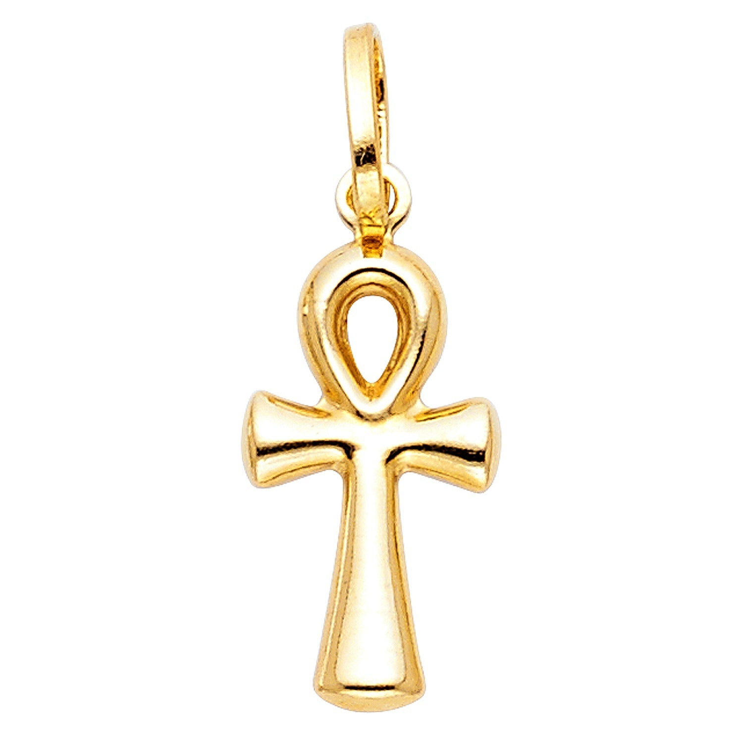 14KY ANKH CROSS PEN SMALL (10X25MM)