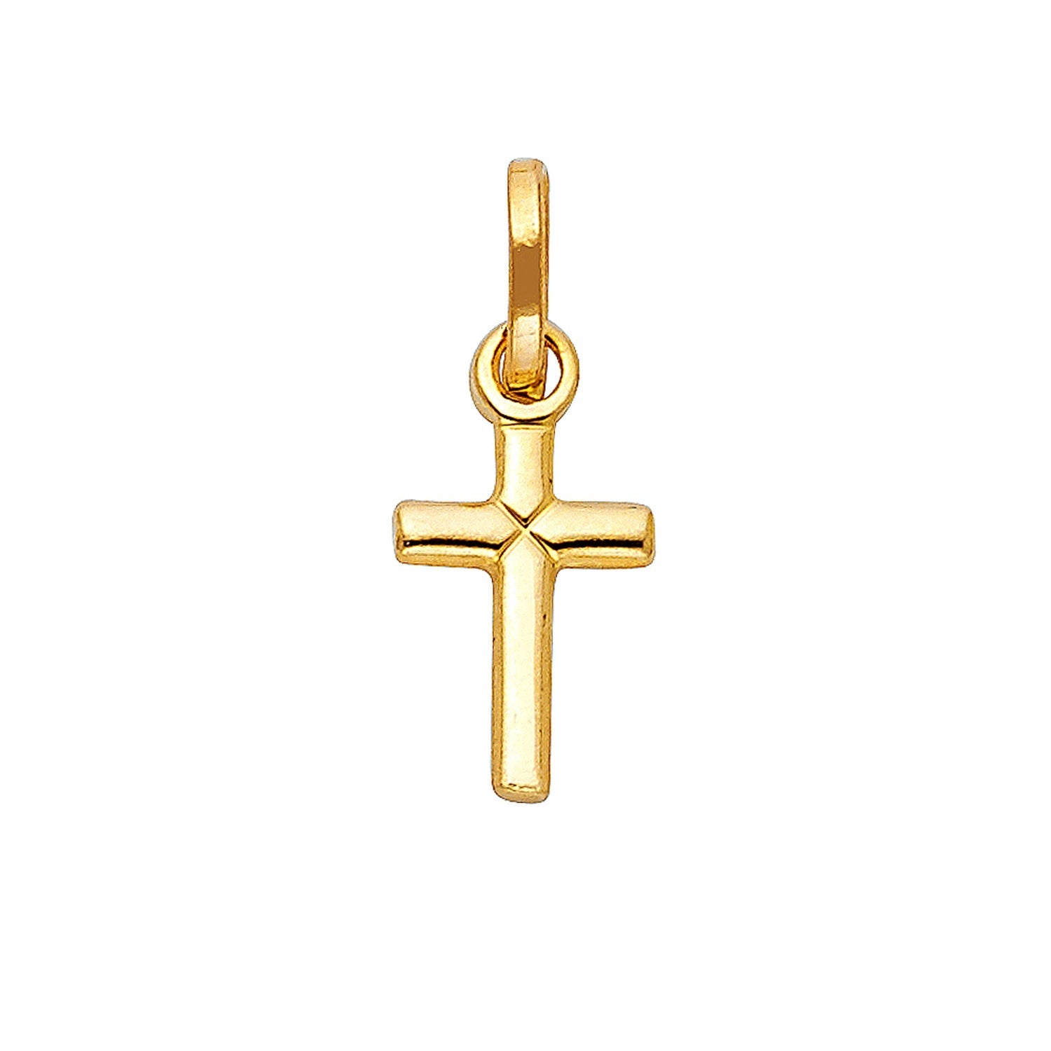 14KY SOLID LATIN CROSS (8X20MM)