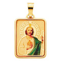 14KY ST. JUDE THADDEUS PIC PENDANT