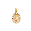 14K 3C CZ VIRGEN DE GUADALUPE PENDT