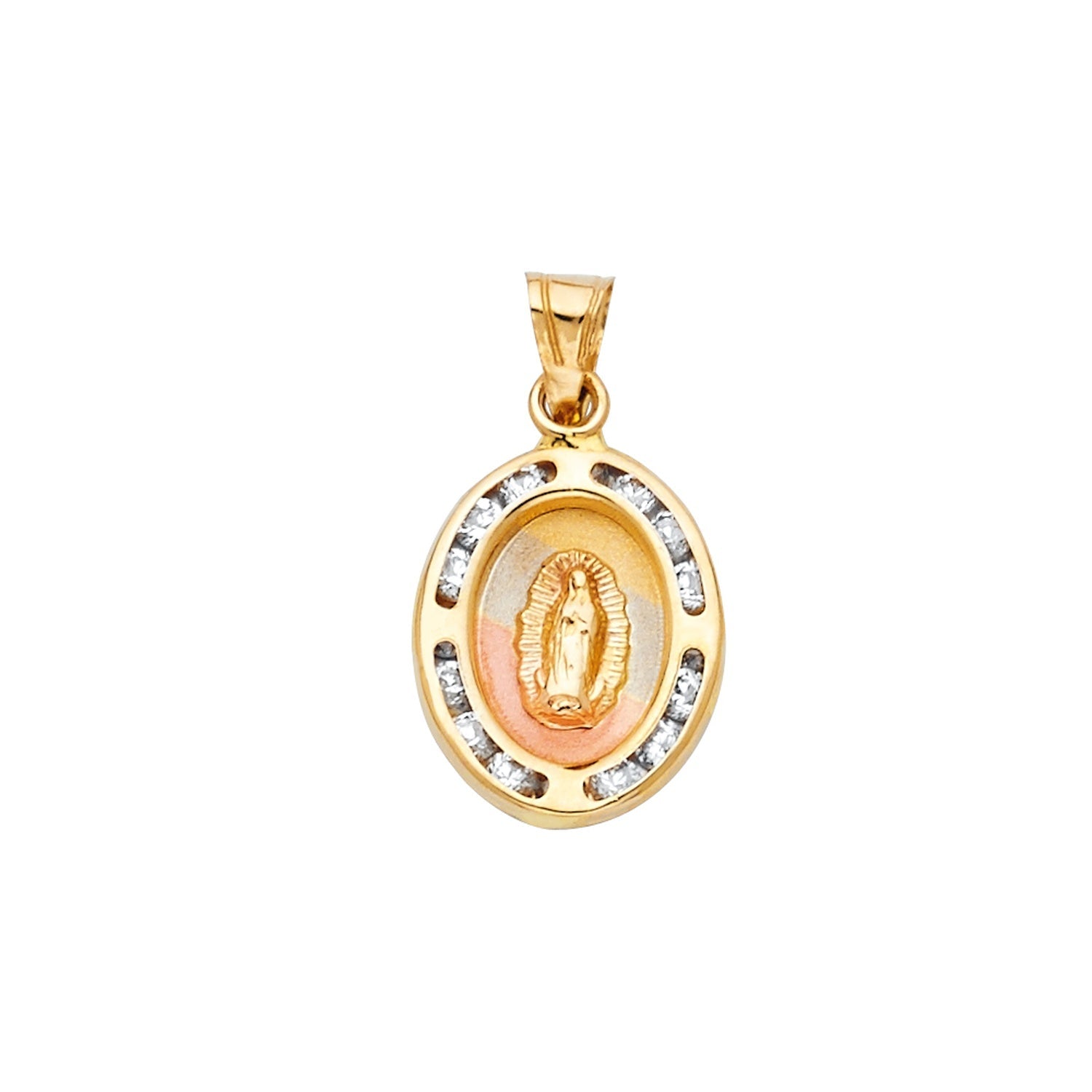 14K 3C CZ VIRGEN DE GUADALUPE PENDT
