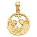 14KY BAPTISM CUT-OUT PENDANT