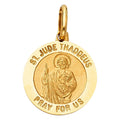14KY ST. JUDE THADDEUS MEDAL 15MM D