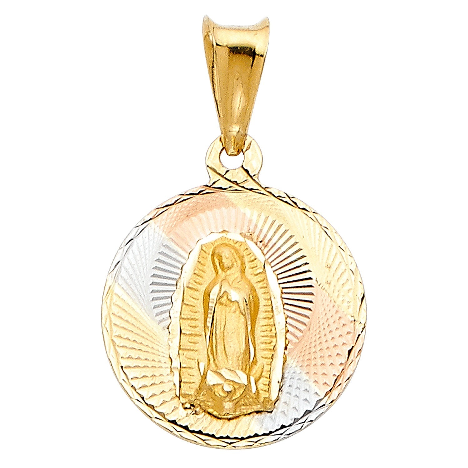14K 3C RELIGIOUS STAMP PENDANT (PT292)