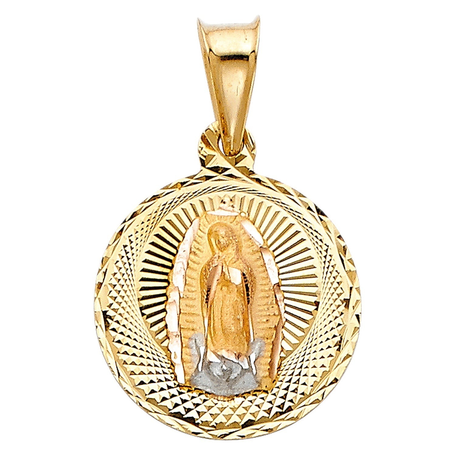 14K 2T RELIGIOUS STAMP PENDANT (PT298)