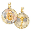 14K 3C RELIGIOUS STAMP PENDANT (PT312)