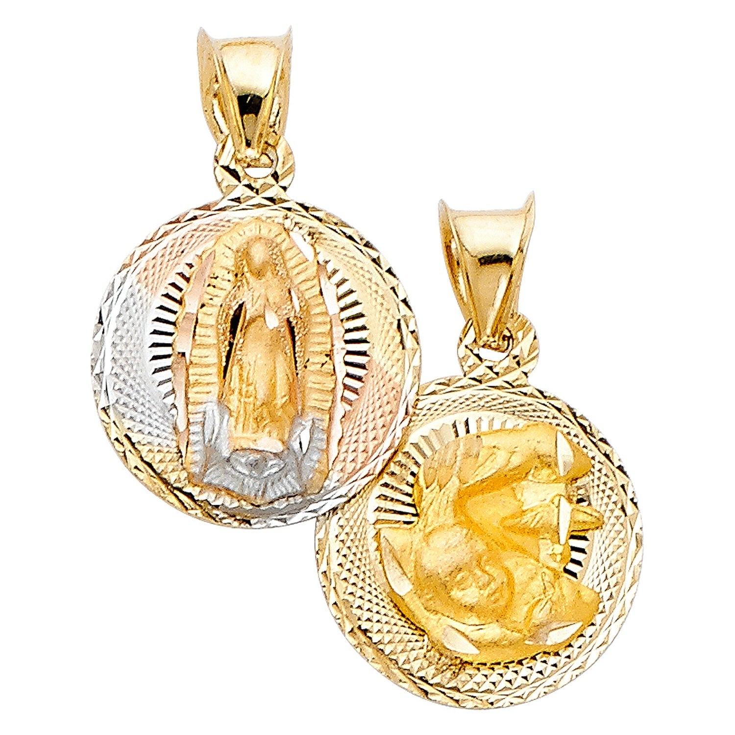 14K 3C RELIGIOUS STAMP PENDANT (PT314)
