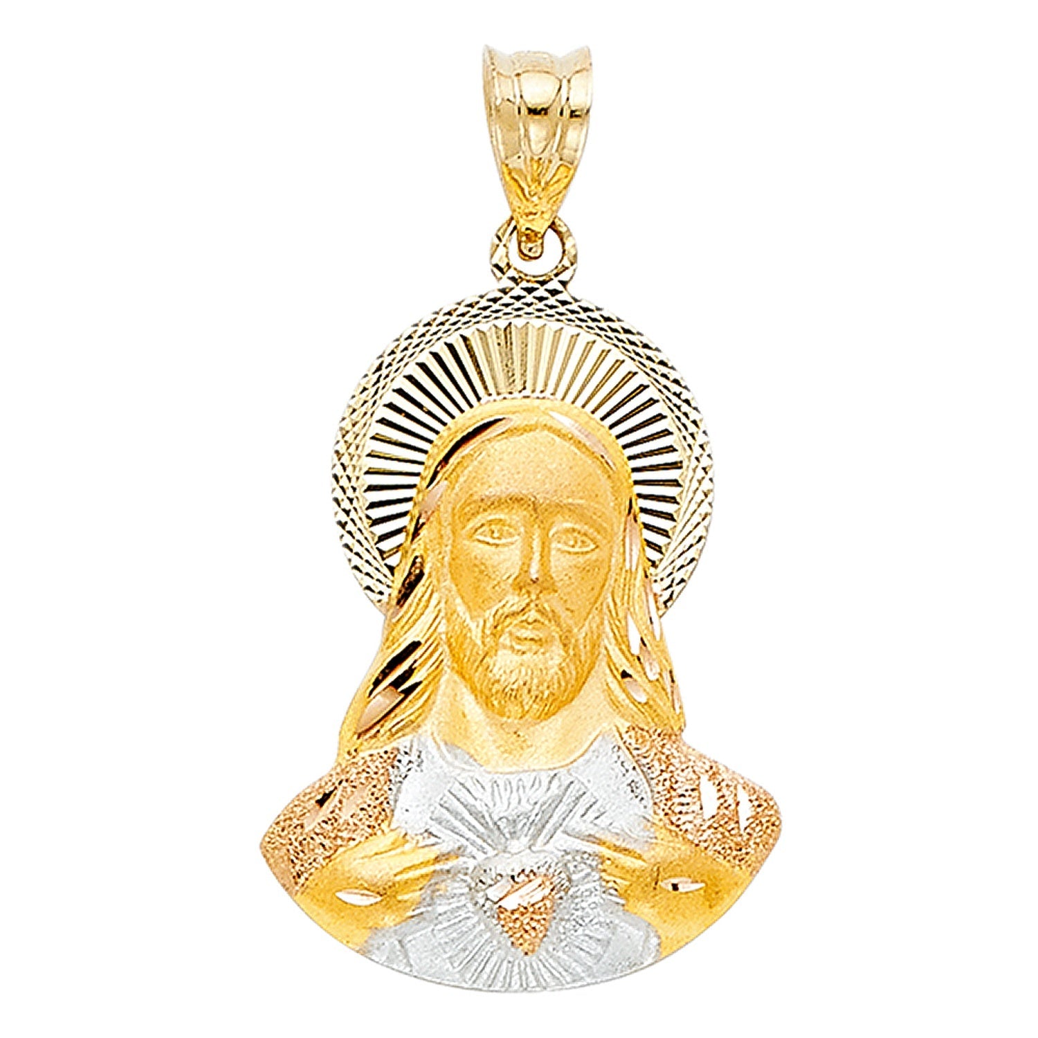 14K 3C RELIGIOUS STAMP PENDANT (PT320)
