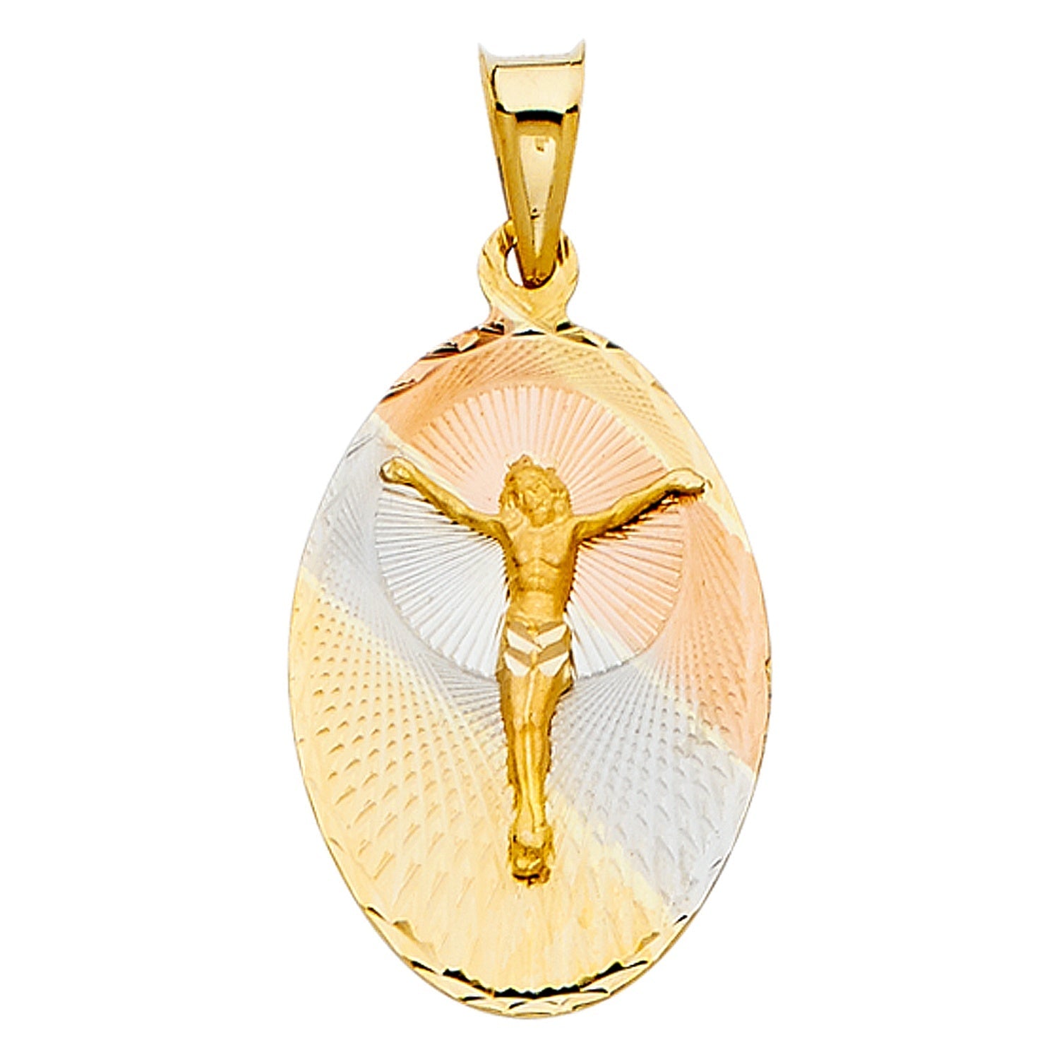 14K 3C RELIGIOUS STAMP PENDANT (PT324)