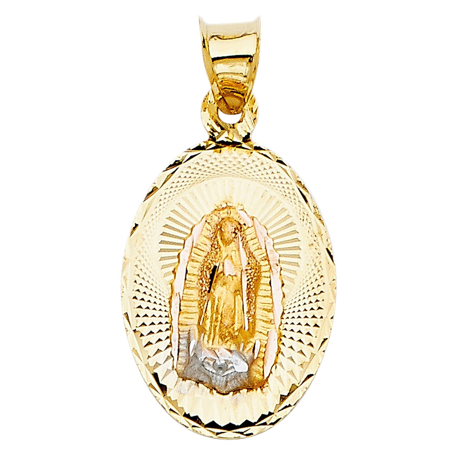 14K 2T RELIGIOUS STAMP PENDANT (PT330)