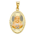 14K 2T RELIGIOUS STAMP PENDANT (PT331)