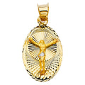 14K 2T RELIGIOUS STAMP PENDANT (PT332)