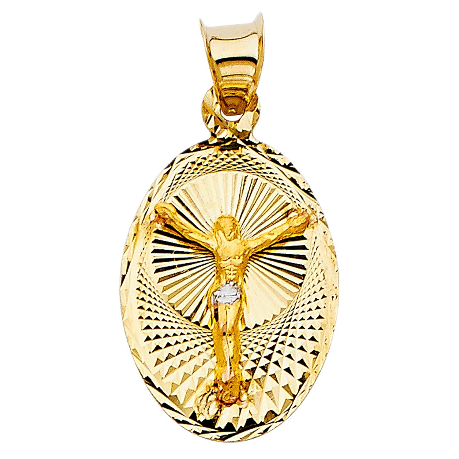 14K 2T RELIGIOUS STAMP PENDANT (PT332)