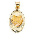 14KY RELIGIOUS STAMP PENDANT (PT333)