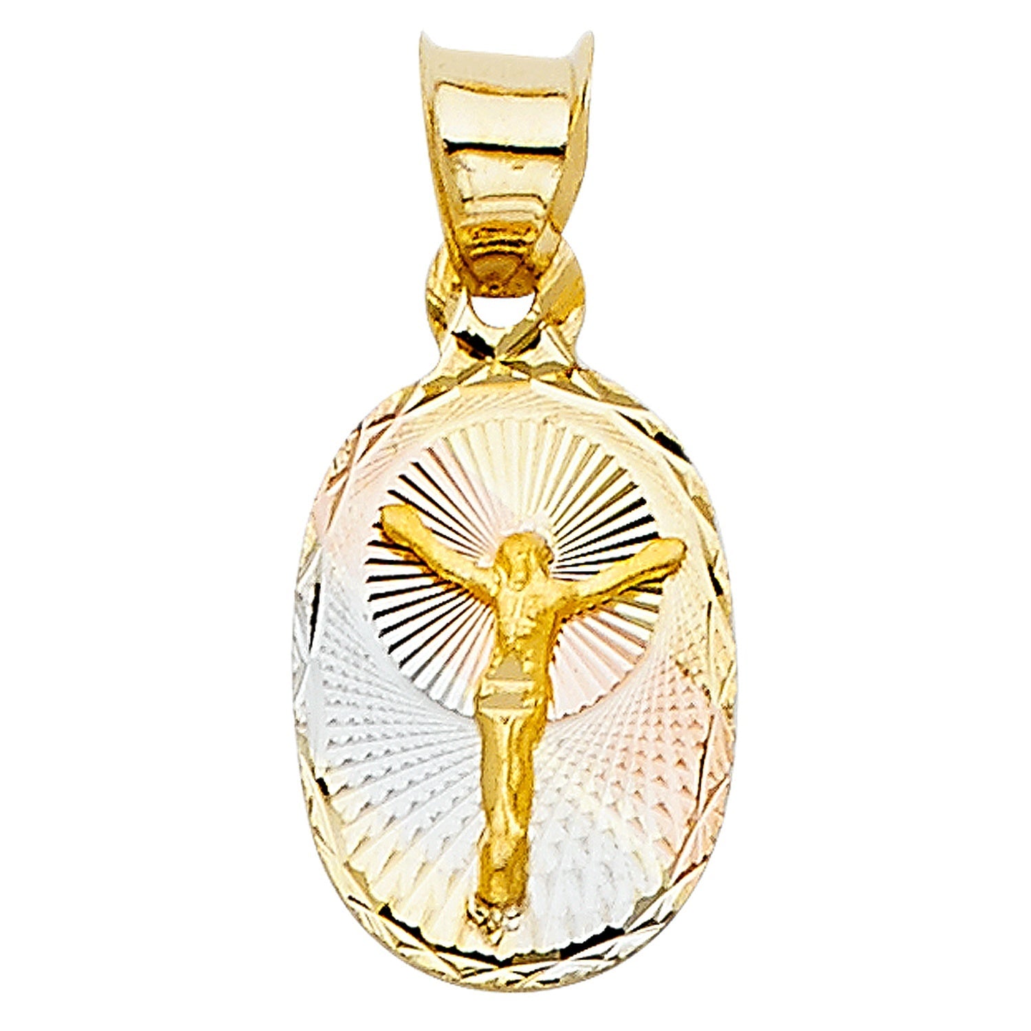 14K 3C RELIGIOUS STAMP PENDANT (PT338)