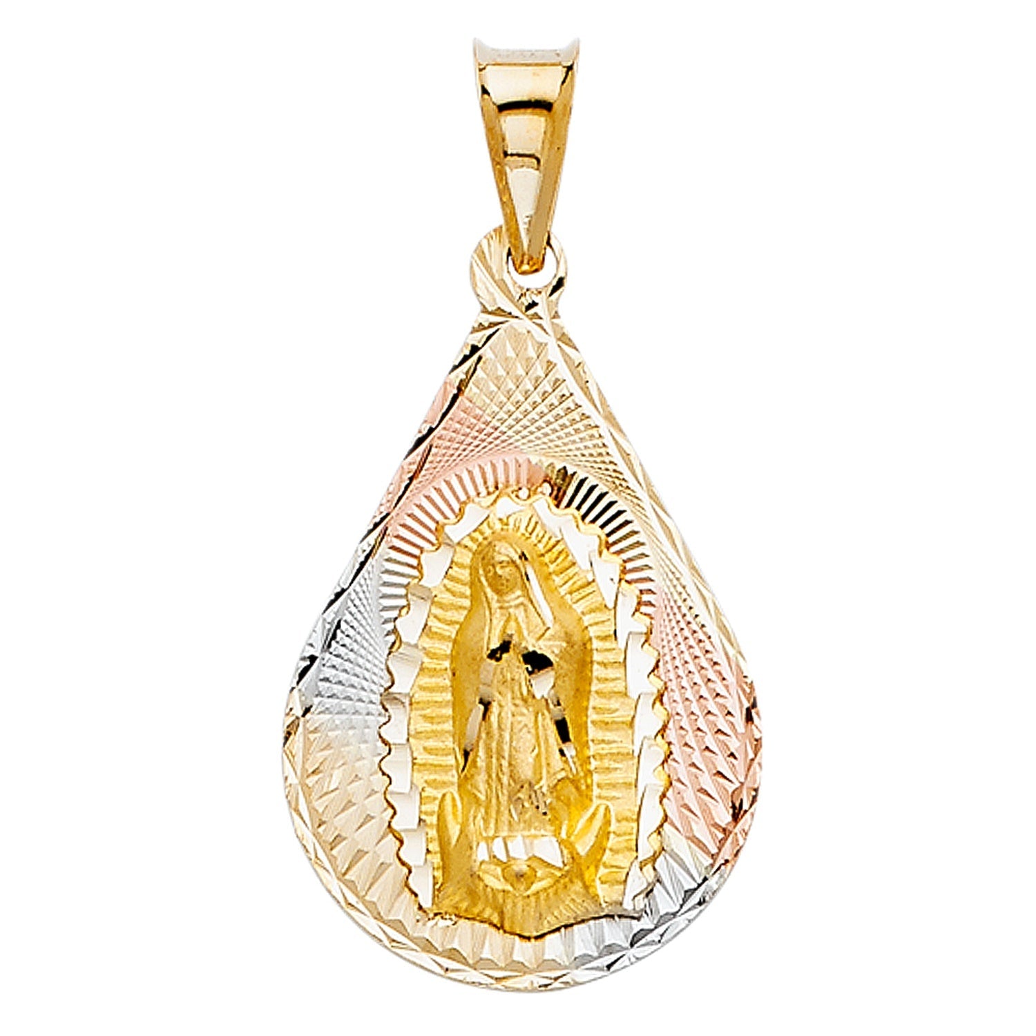 14K 3C RELIGIOUS STAMP PENDANT (PT342)