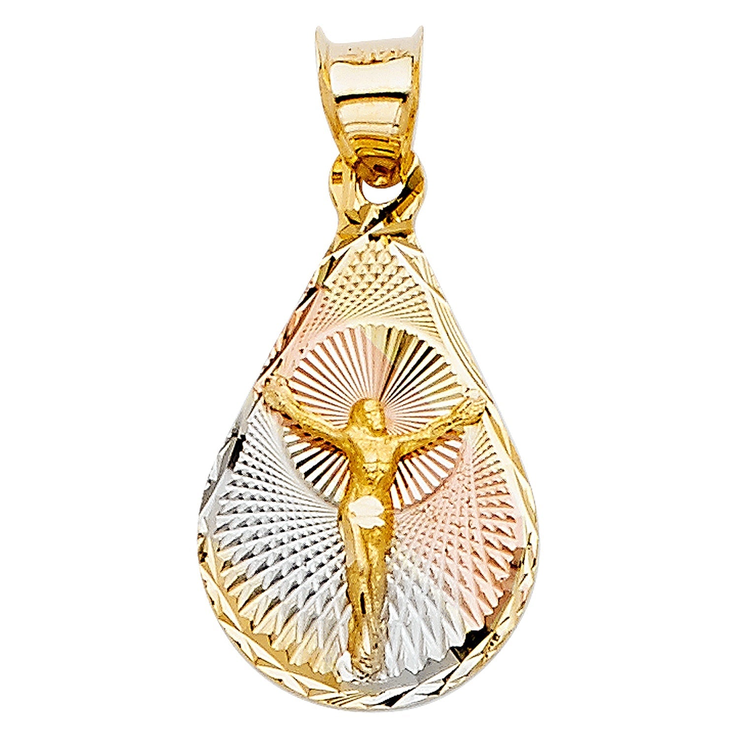 14K 3C RELIGIOUS STAMP PENDANT (PT344)