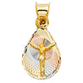 14K 3C RELIGIOUS STAMP PENDANT (PT346)