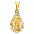 14K 2T RELIGIOUS STAMP PENDANT (PT348)