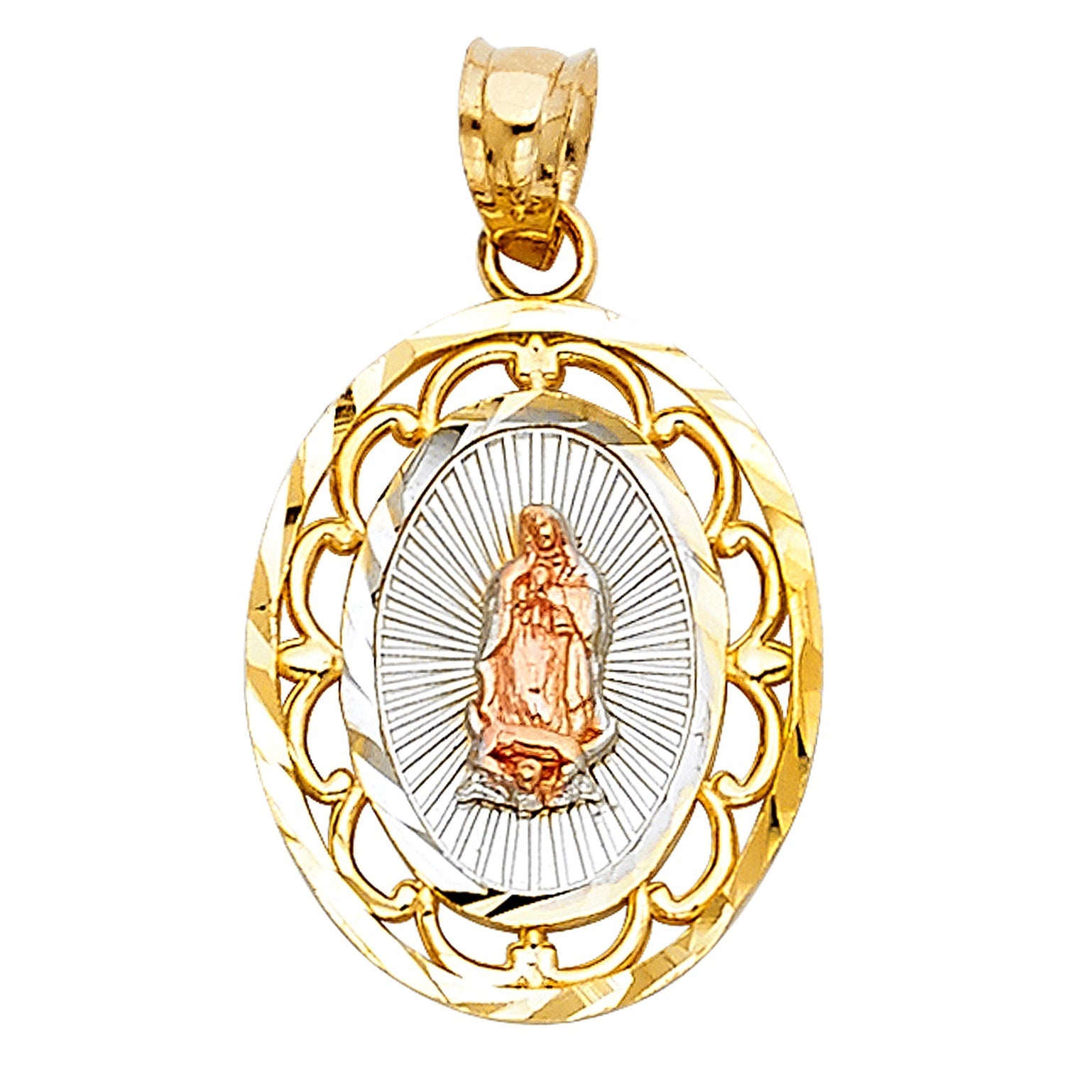 14K 3C RELIGIOUS PENDANT (PT380)