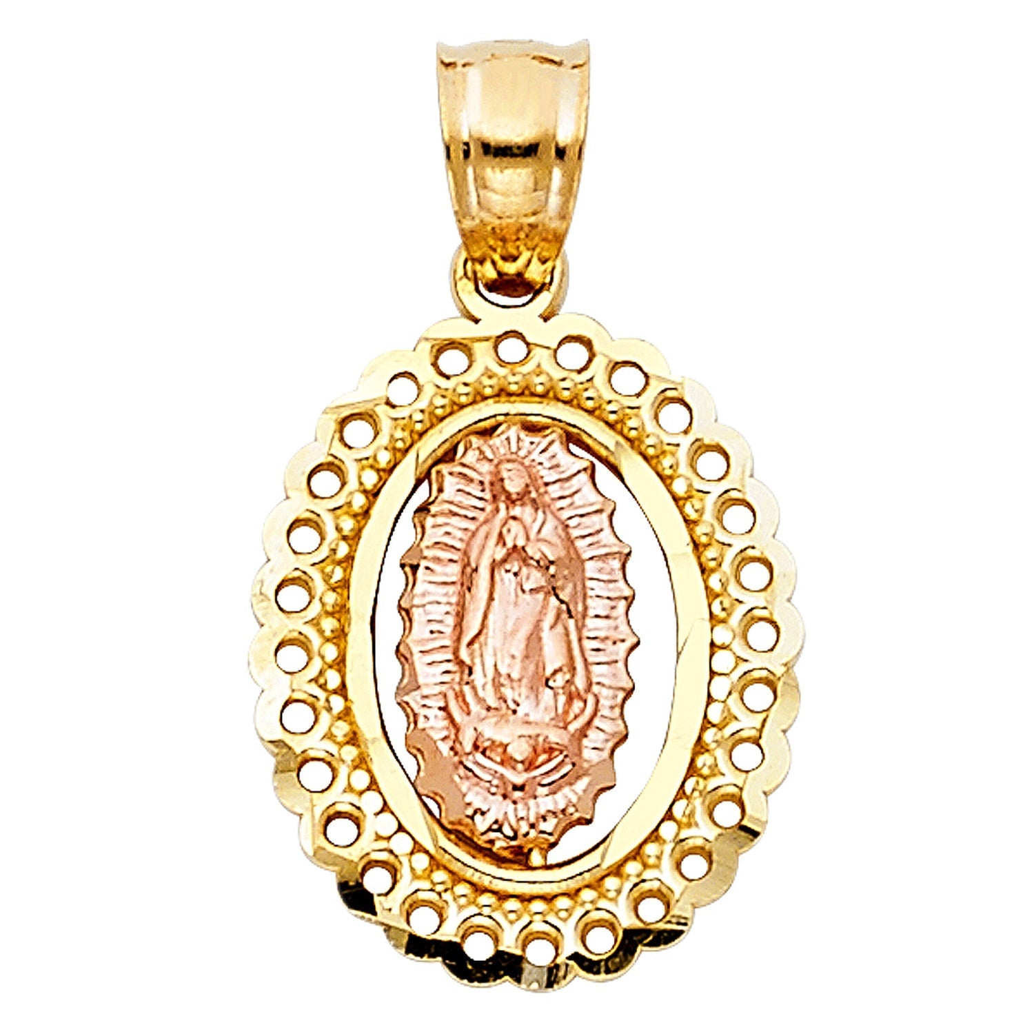 14K 2C RELIGIOUS PENDANT (PT382)