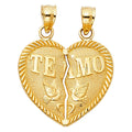 14KY HEART PENDANT (PT409)