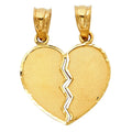 14KY HEART PENDANT (PT415)