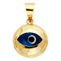 14KY EVIL EYE PENDANT (PT453)