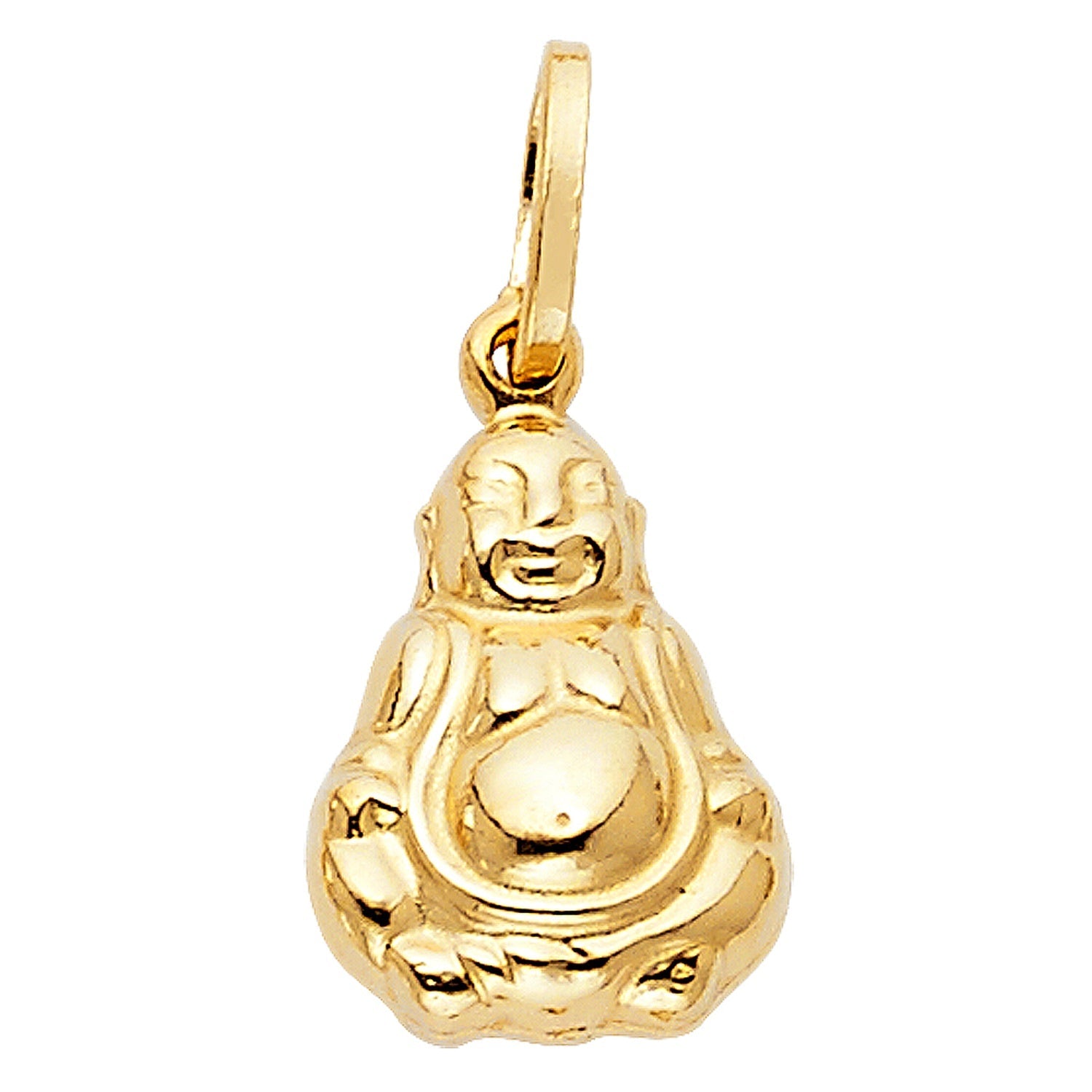 14KY HOLLOW BUDDA PENDANT (PT460)
