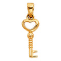14KY SMALL KEY PENDANT (PT468)