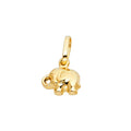 14KY HOLLOW ELEPHANT PENDANT (PT493)