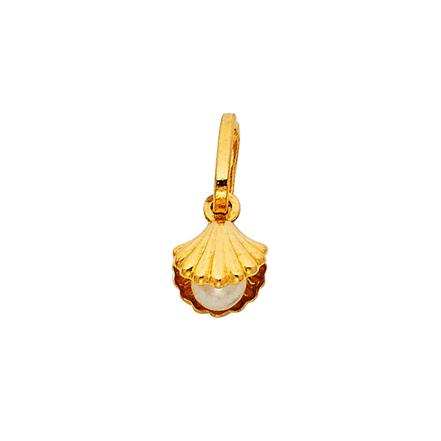 14KY PEARL SHELL PENDANT (PT496)