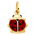 14KY HOLLOW ENAMEL PENDANT (PT504)