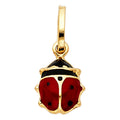 14KY HOLLOW ENAMEL PENDANT (PT505)