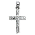14KW CZ CROSS PENDANT (PT532)