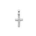 14KW CZ CROSS PENDANT (PT535)