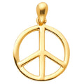 14KY PEACE PENDANT (PT593)