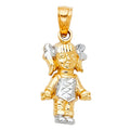 14K 2T BABY PENDANT (PT667)