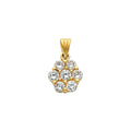 14KY CZ PENDANT (PT693)