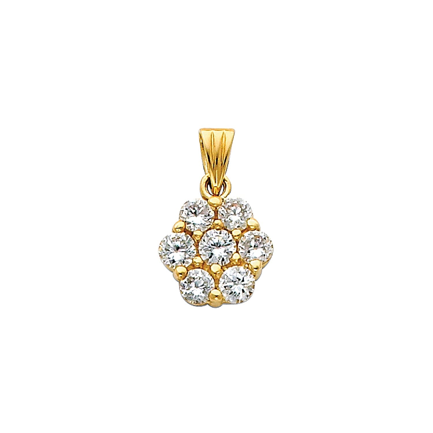 14KY CZ PENDANT (PT693)