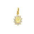 14KY CZ GUADALUPE PENDANT (PT717)